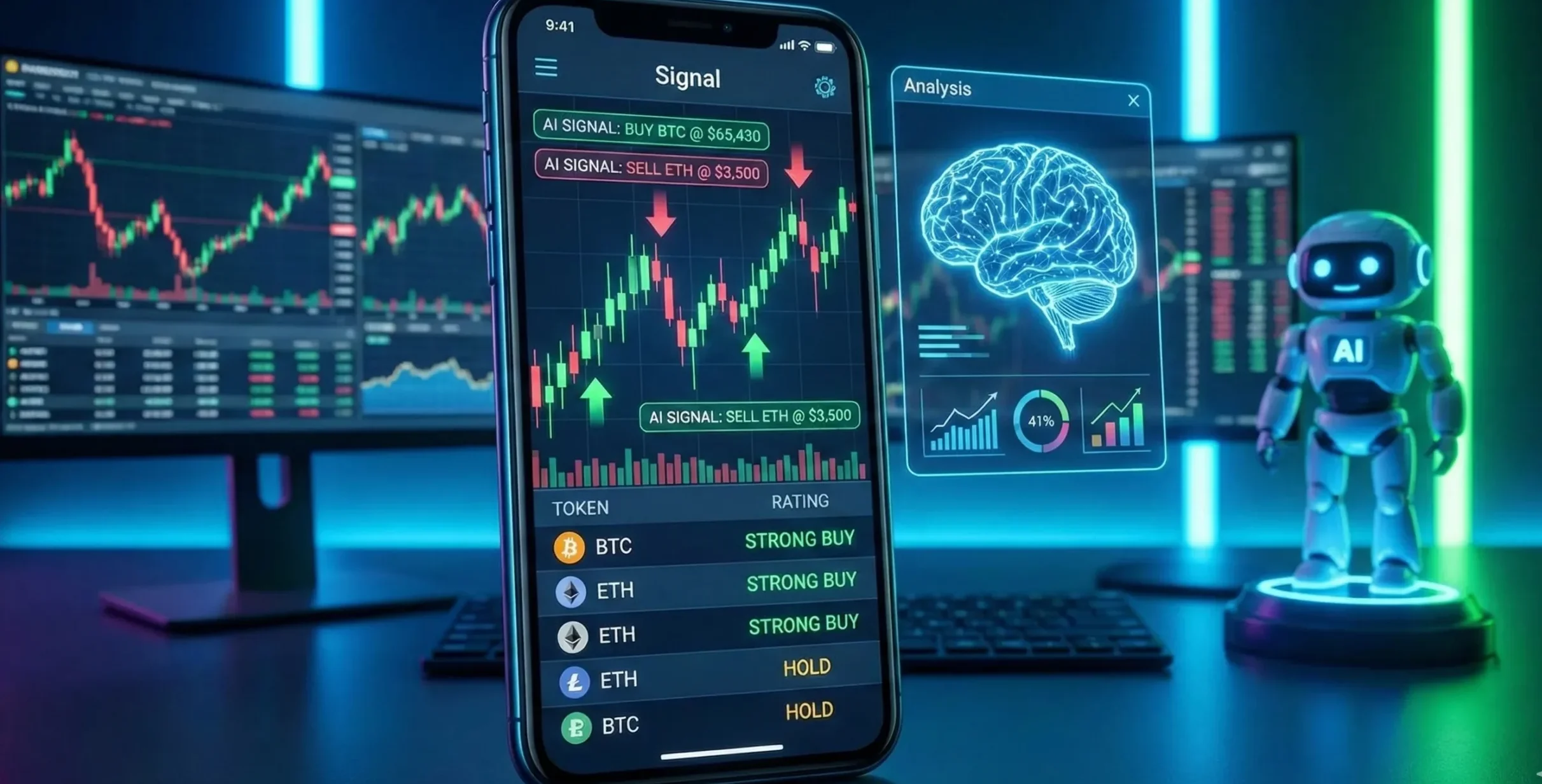 برنامه هوش مصنوعی برای سیگنال ارز دیجیتال