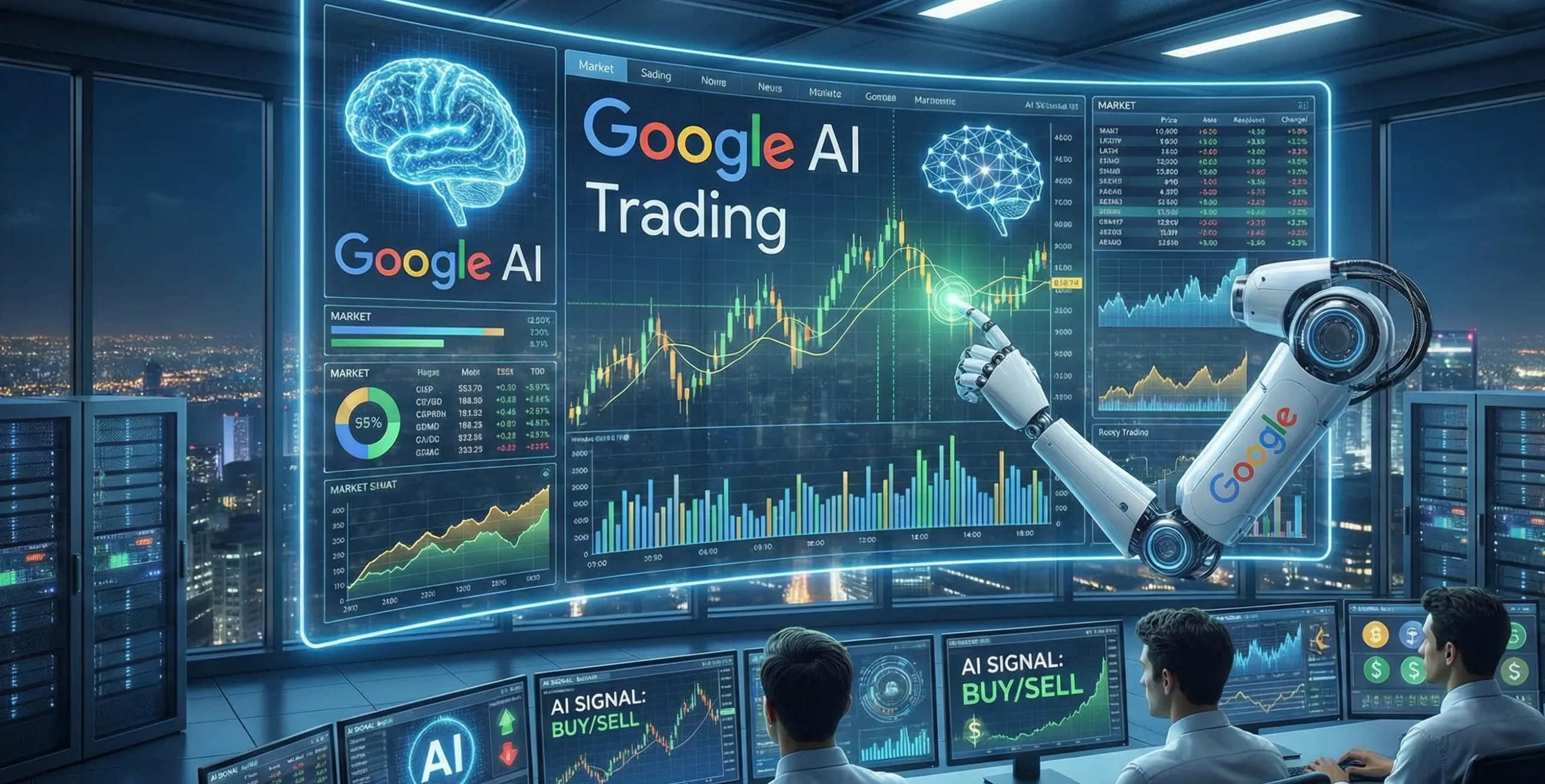 هوش مصنوعی گوگل برای ترید