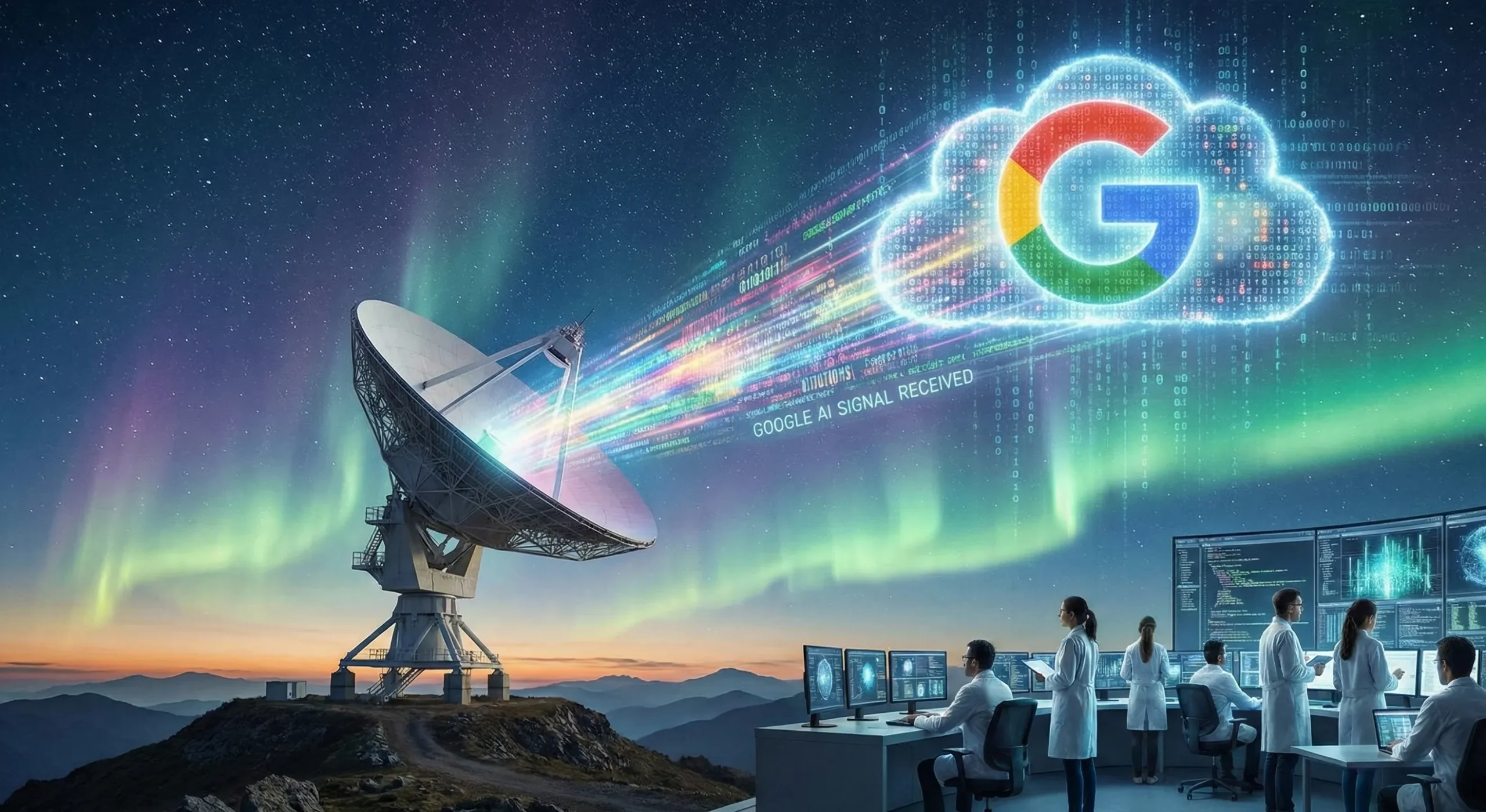 دریافت سیگنال از هوش مصنوعی گوگل