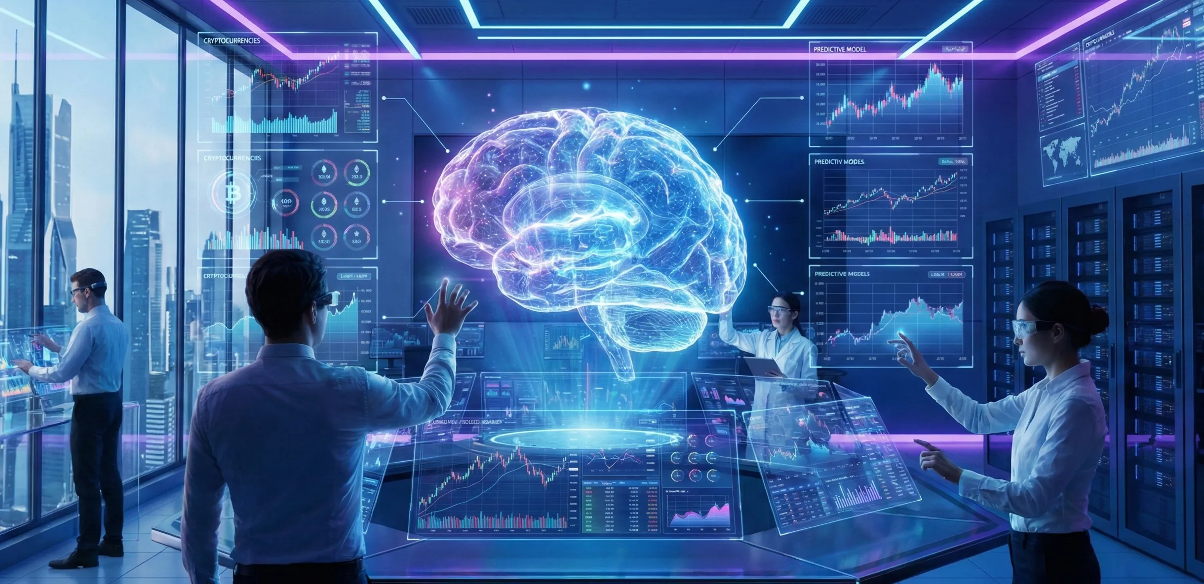 ترید با هوش مصنوعی برای تحلیل بازار